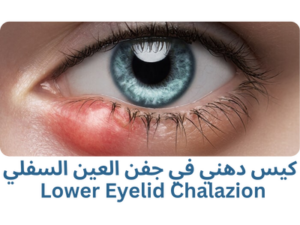 كيس دهني في جفن العين السفلي Lower Eyelid Chalazion